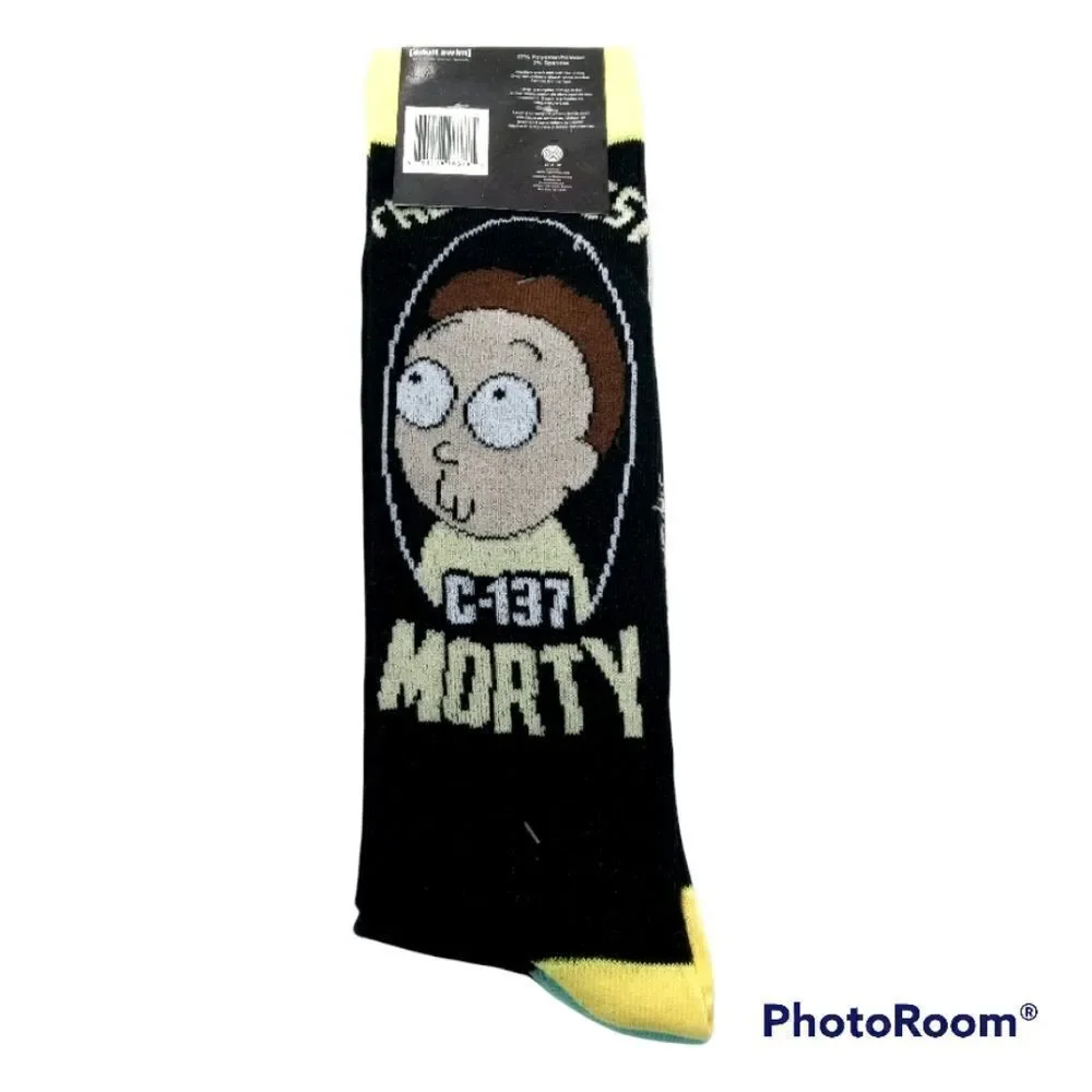 Adult Swim Rick And Morty Mens Socks -B